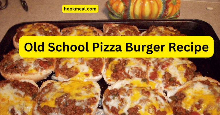 Old school pizza burgers!... - Old fashioned recipe